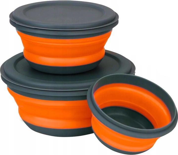 Produktbild Ruhhy Sulankstomi silikoniniai dubenys - 3 vnt. 20781