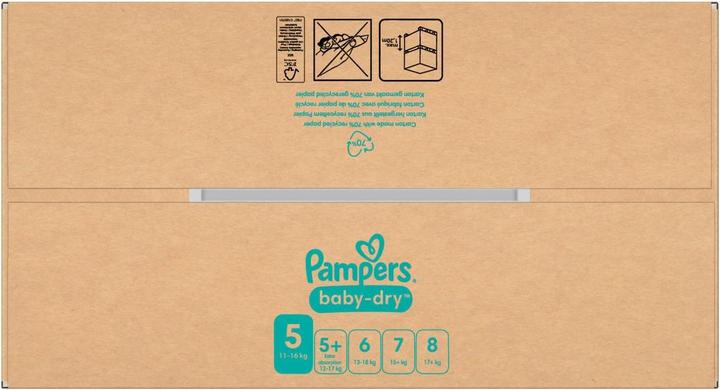 Actual product image Pampers Baby-Dry (Size 5, Monthly box, 174 Piece)