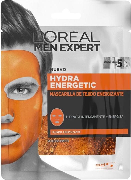 L'Oréal Paris MEN EXPERT hydra energetic mascarilla facial tejido