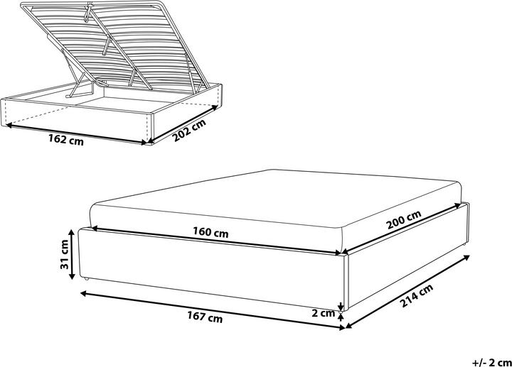 Actual product image Beliani Dinan (160 x 200 cm)