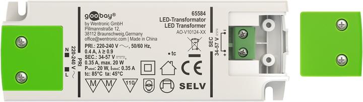 Image du produit Goobay Transformateur LED à courant constant, 20 W