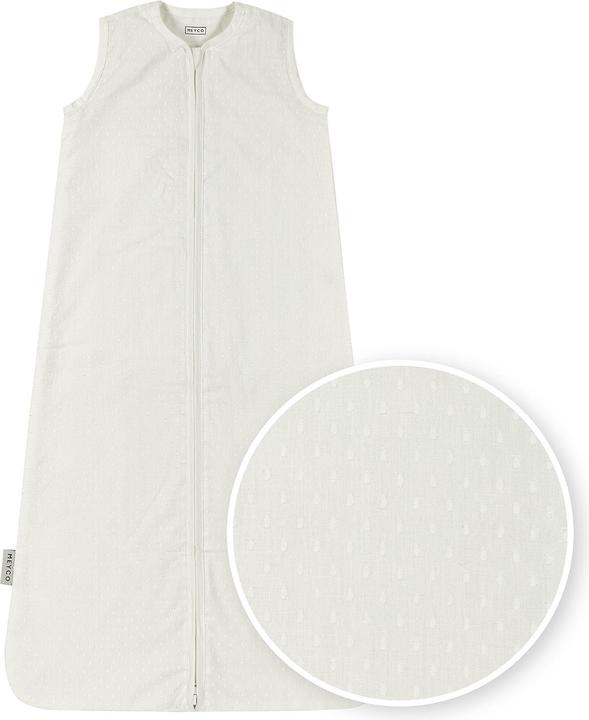 Image du produit Meyco Baby Plume sac de couchage - blanc cassé - 90cm (90 cm, 0,3 TOG, Été)