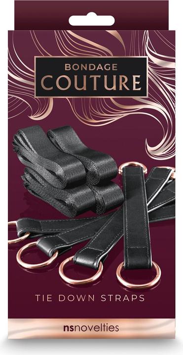 Actual product image NS Novelties Bondage Couture Tiedown Straps