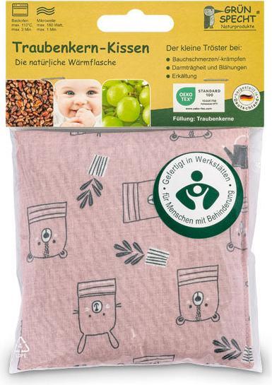 Actual product image Grünspecht Grape seed cushion (12 x 12 x 1 cm)