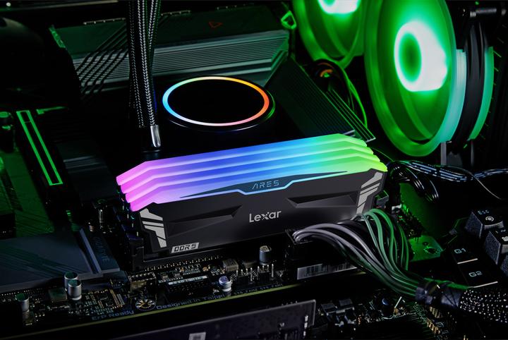 Actual product image Lexar Ares RGB (2 x 16GB, 6000 MHz, DDR5 RAM, DIMM)