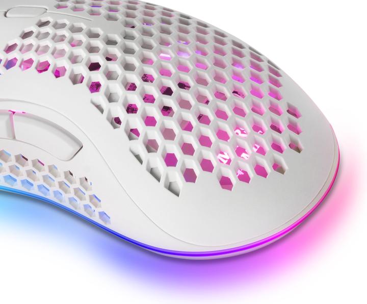 Produktbild Mars Gaming Souris Filaire Gamer Mmex RGB (Blanc) (Kabelgebunden)