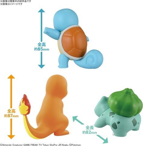 Immagine prodotto Takara Tomy Plamo Quick!!! Charmander & Bulbasaur & Squirtle Set Modello in plastica