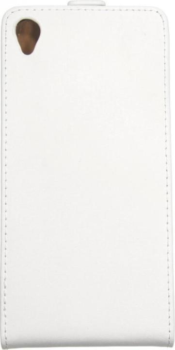 Immagine prodotto OEM Custodia Flip in pelle sottile per Sony Z3 - bianco (Sony Xperia Z3, Sony Xperia Z3v, Sony Xperia Z3 Dual)