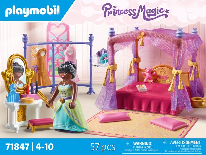 Produktbild Playmobil Prinzessinnen-Schlafzimmer mit Ankleide (71847, Playmobil Princess Magic)