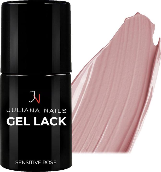 Juliana Nails Gel Lack Sensitive Rose (Sensitive Rose, Gel-Effekt Nagellack)