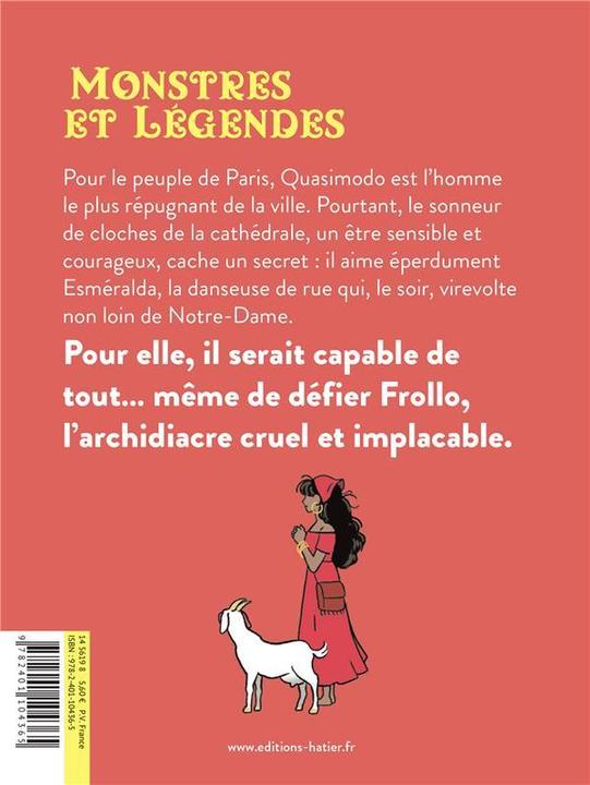 Immagine prodotto Monstres et légendes. Le héros de Notre-Dame (Francese, Kérillis Hélène, Roché Vincent, 2024)