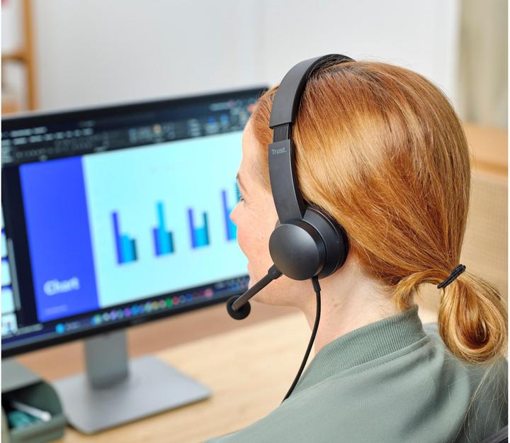 Image du produit Trust HS-260 CASQUE PC USB-ENC (Filaire, USB-A)