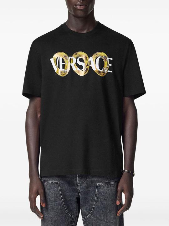 Actual product image Versace T-shirts And Polos Black (M)
