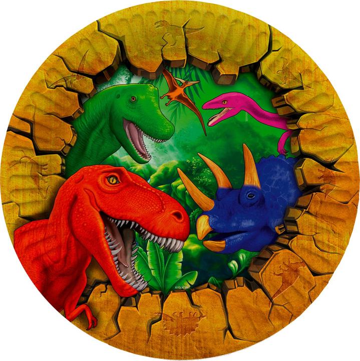 Actual product image Folat Dino plate, 8pcs. (8 x)