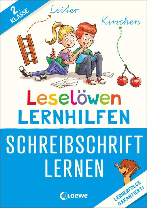 Produktbild Leselöwen Lernhilfen - Schreibschrift lernen - 2. Klasse (Deutsch, Loewe Erstes Selberlesen, Christiane Wittenburg, Loewe Erstlesebücher, Dominik Rupp, 2023)