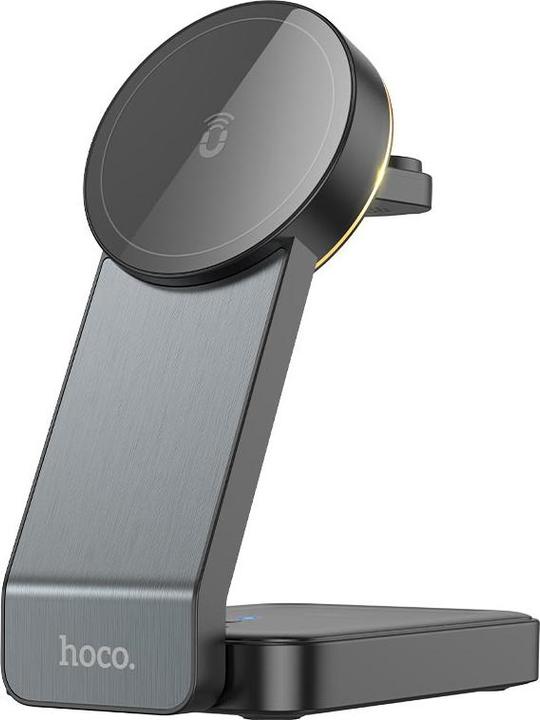 Produktbild Hoco Wireless Charger CQ3 3in1, 15W, 1.67A, schwarz (15 W)