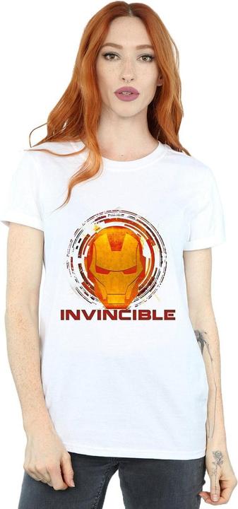 Produktbild Avengers Iron Man Unbesiegbar Baumwolle Boyfriend TShirt (L)