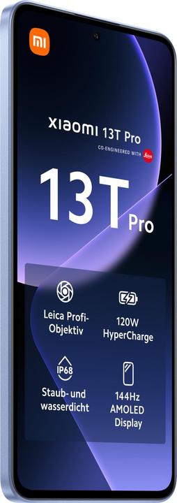 Image du produit Xiaomi 13T Pro (1000 Go, Bleu alpin, 6.67", Double SIM, 50 Mpx, 5G)