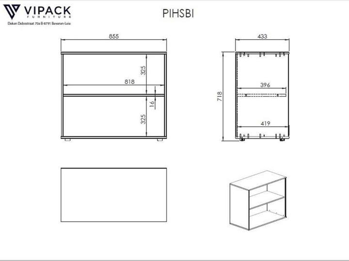 Produktbild Vipack Bücherregal