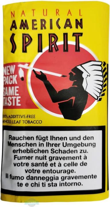 Immagine prodotto Natural American Spirit Giallo RYO (Baccano, 25 g)