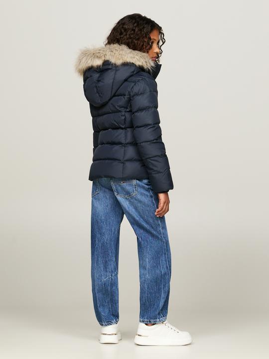 Immagine prodotto Tommy Hilfiger Giacca Essenziale Con Cappuccio In Pelliccia (140)