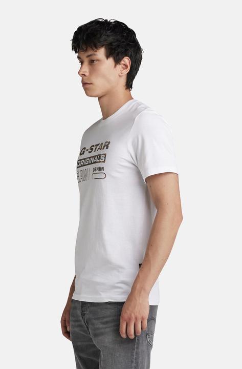 Actual product image G-Star G- Star T-Shirt DISTRESSED ORIGINALS SLIM Kurzarmshirt (XXL)