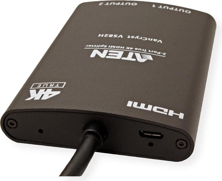 Actual product image Aten VS82H 2 Port True 4K HDMI Splitter