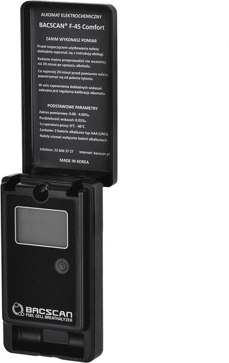 Produktbild Bacscan F-45 COMFORT electrochemical breathalyzer