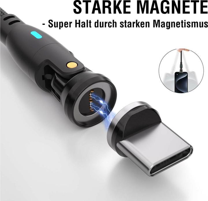 Actual product image 4smarts USB A – USB C (1.80 m, USB 2.0, 100 W)