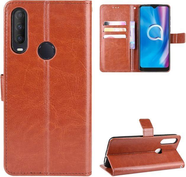Image du produit MU Classic Crazy Horse III Bookcover Series en cuir (1S (2020), Alcatel 3X (2020))