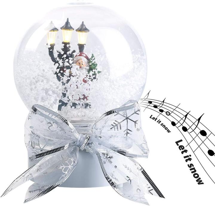Produktbild Infactory Schneekugel mit singendem Weihnachtsmann