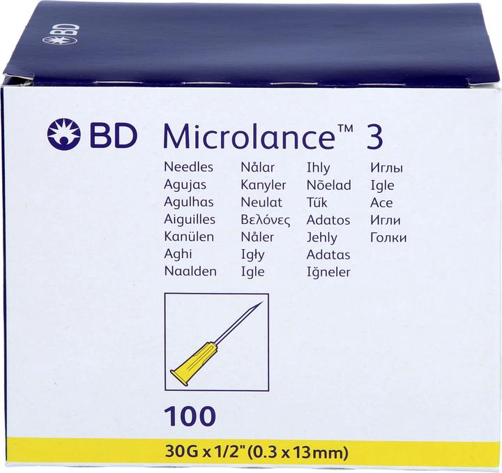 Actual product image BD MICROLANCE KANUELE 30g 1/2, 100 pcs KAN