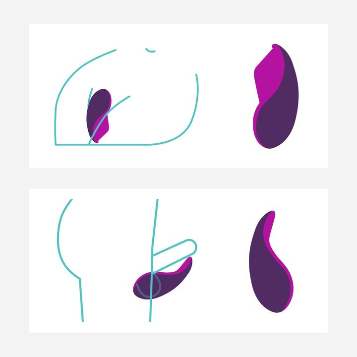 Actual product image Zini Deux White/Plum