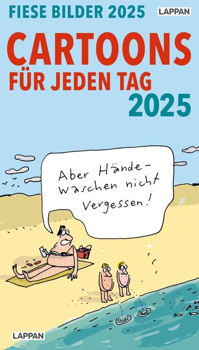 Produktbild Fiese Bilder Cartoons für jeden Tag 2025: Tageskalender (Kein Einband, Deutsch)
