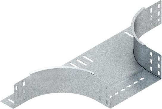 Niedax NIE RTA 85.100 F attachment T-piece 85x102mm w.unperforated side rails (8.50 cm)
