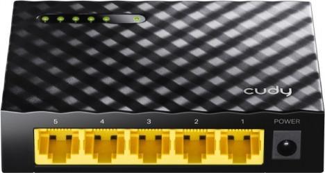 Actual product image Cudy GS105D network switch Gigabit Ethernet (10/100/1000) Black (5 Ports)