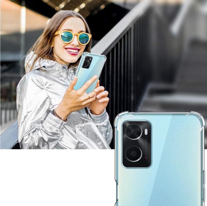Immagine prodotto Screenguard Oppo A96 4G Custodia Crystal Soft Airbag Bumper (Oppo A96)