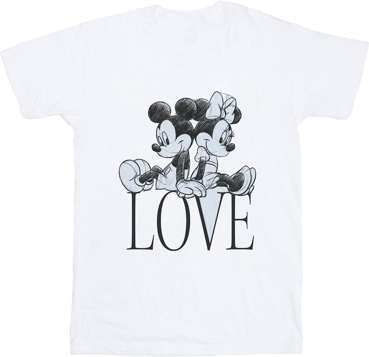 Disney Mickey And Minnie Mouse Love TShirt (5XL)