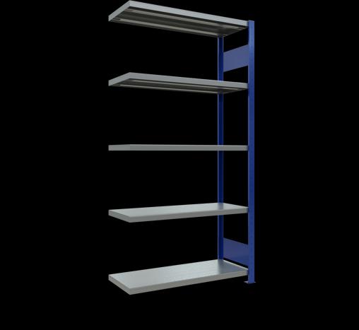 Stecksystem Anbauregal MULTIplus250 mit Längenriegel