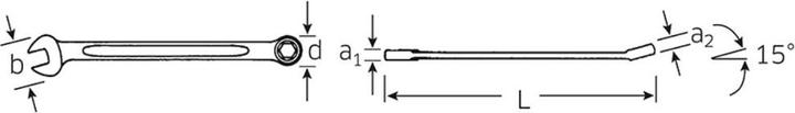 Actual product image Stahlwille Combination wrench (5 mm)