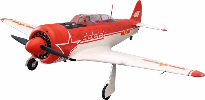 Amewi Warbird YAK - 11 1450 mm, rouge/blanc PNP (Oiseau de guerre)