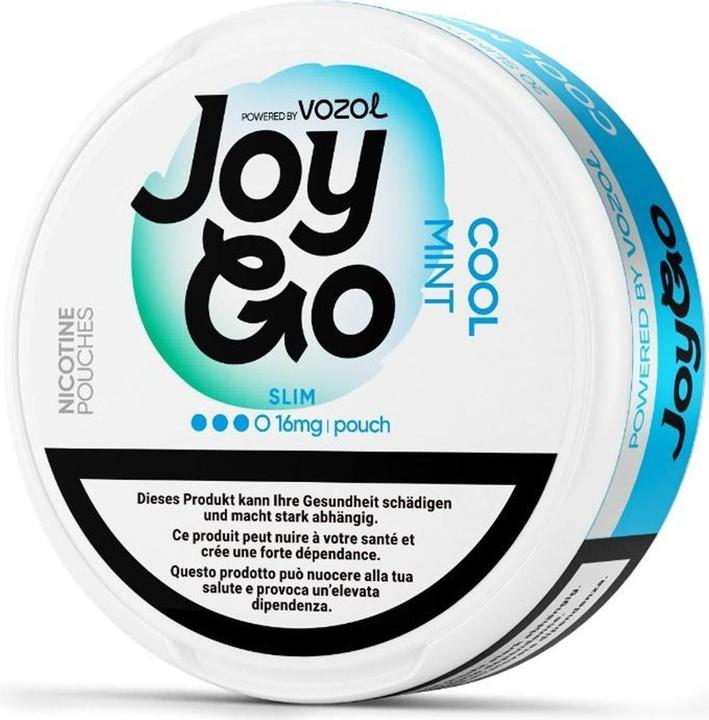 Vozol JoyGo Snus - Cool Mint, 16mg (Nicotine Pouches, 16 mg)