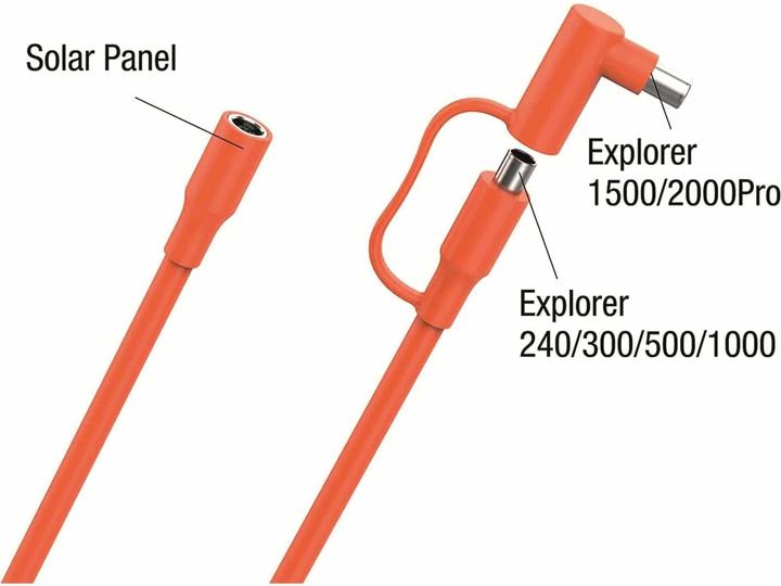 Actual product image Jackery Extension cable