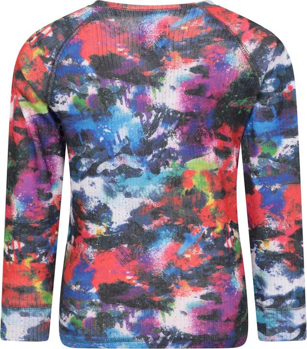 Actual product image Mountain Warehouse Childrens/Kids Talus Painted Effect Long-Sleeved Base Layer Set (98)