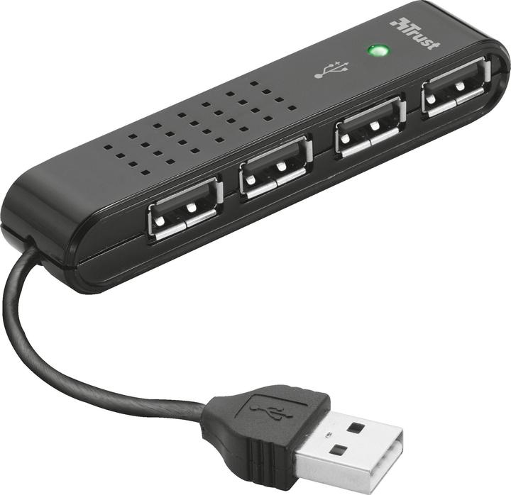 Trust Mini USB 2.0 Hub (USB-A, 4 Ports)