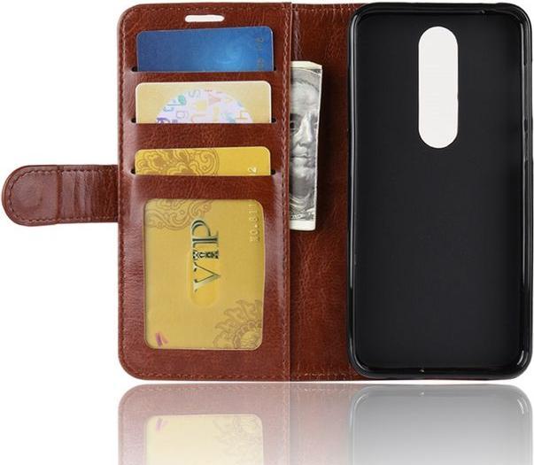 Image du produit MU Classic Crazy Horse II Bookcover Series en cuir (Nokia 6.1 Plus)