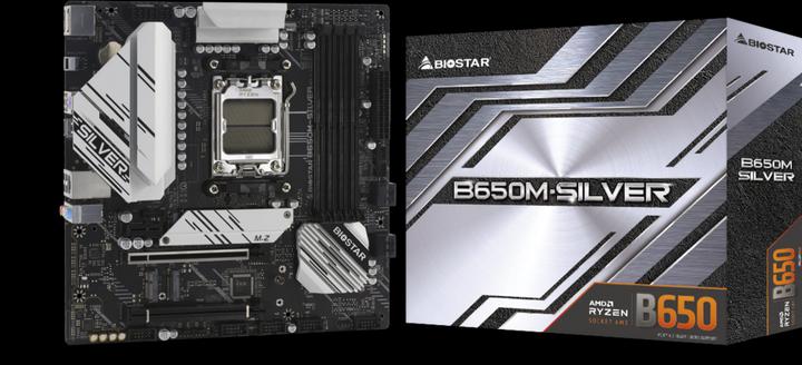 Produktbild Biostar Bios B650M-SILVER B650 (AM5, AMD B650, mATX)