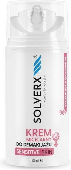 Solverx Sensitive Skin Micellar Face Make-Up Remover For Women For Sensitive Skin 100Ml (Mizellenwasser, 100 ml)