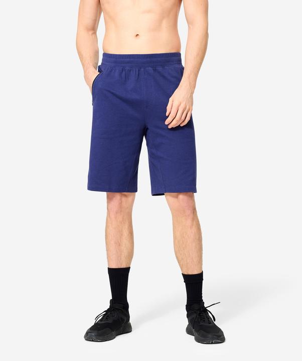 Image du produit Domyos Short de fitness regular homme, bleu marine (M)