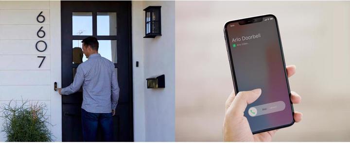 Immagine prodotto Arlo Videocitofono senza fili Essential, bianco (Senza fili)